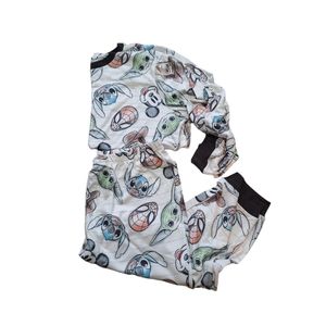 Disney 100 Character Mashup Matching PJ Top & Pants Set, Size XL
